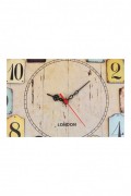 Horloge décorative en MDF - Multicolore - 40cm(Diamètre) - 238HMA3143