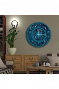 Horloge décorative en MDF - Multicolore - 50cm(Diamètre) - 238HMA6286