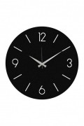 Horloge murale décorative en Métal - Noir - 48x48cm - 279ENZ1832