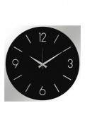 Horloge murale décorative en Métal - Noir - 48x48cm - 279ENZ1832