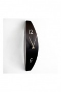 Horloge murale décorative en Métal - Noir - 15x46cm - 507ATP1219