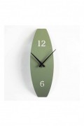 Horloge murale décorative en Métal - Vert - 15x46cm - 507ATP1222