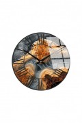 Horloge murale décorative en Verre - Multicolore - 40cm(Diamètre) - 884ASF1105