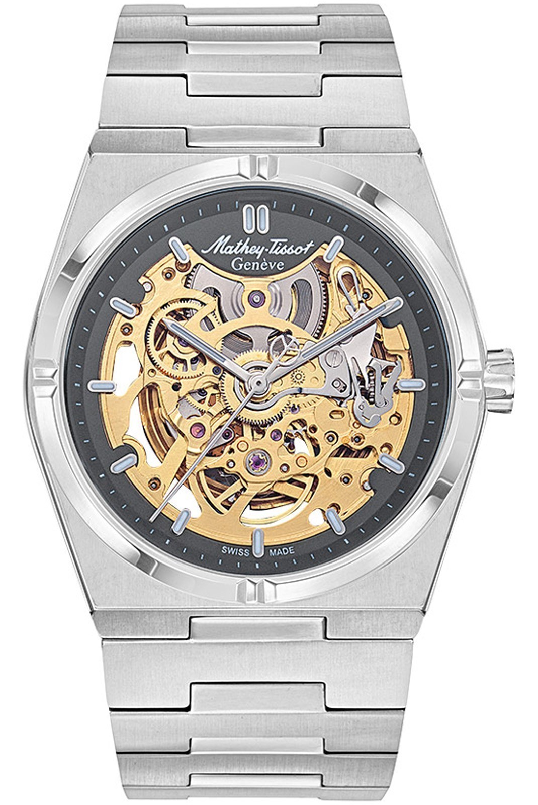 Montre automatique - METHEY TISSOT - Zeus Skeleton - H118CFAS