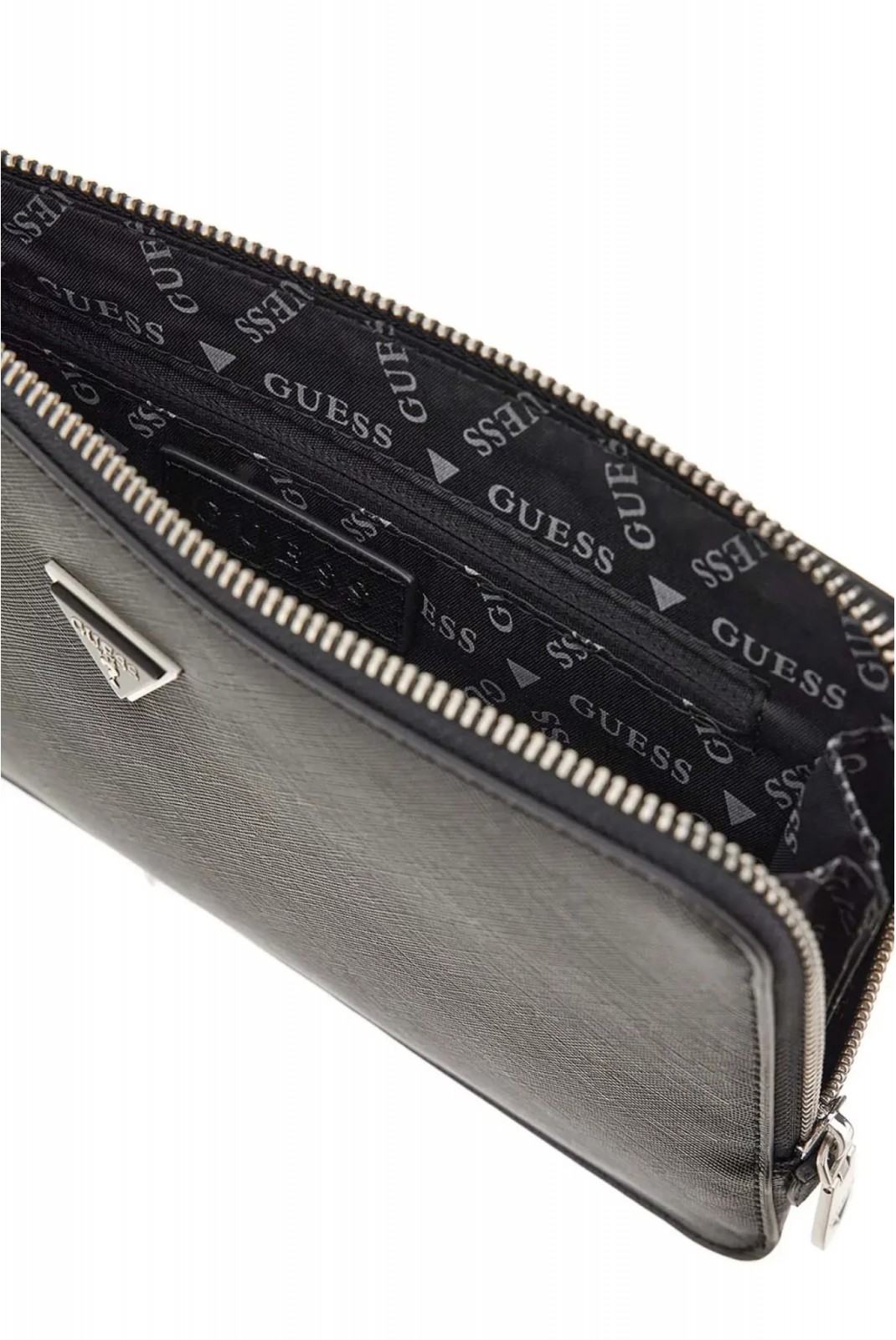 Pochette extra plate UOMO Guess jeans BLACK HMTOSA P4255