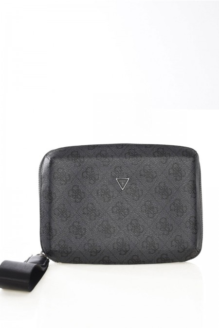 Pochette cubique rigide Modena monogramme Guess jeans BLACK PMMOLO P4432