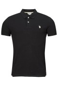 Polo 100% coton piqué King U.S. Polo Assn. 199 noir 67355-199