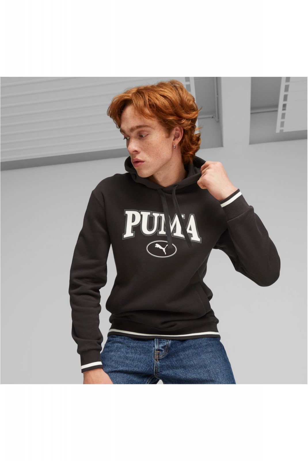 Sweat capuche gros logo Puma PUMA Black 676017