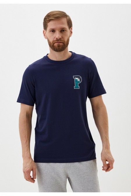 TShirt coton Squad Graphic Puma PUMA Navy 676783