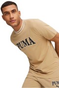 TShirt  coton Squad Graphic Puma Prairie Tan 678967