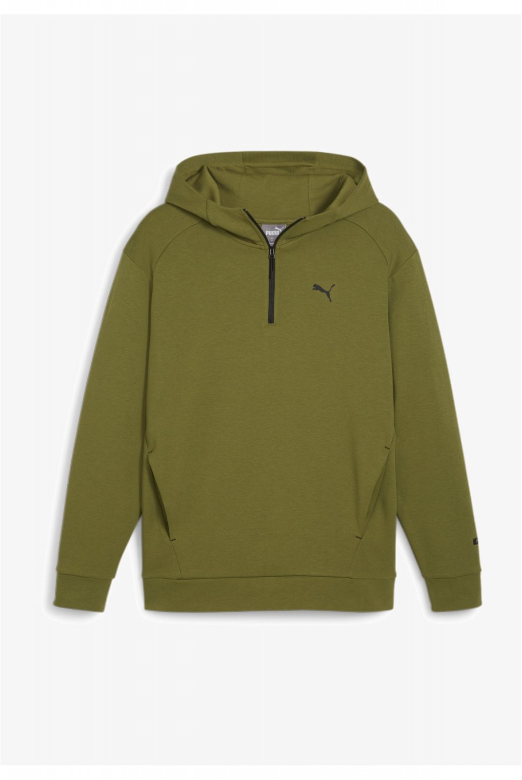 Sweat 1/4 zip capuche  Puma Olive Green 678914