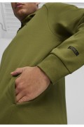 Sweat 1/4 zip capuche  Puma Olive Green 678914