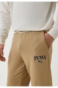 Jogger droit gros logo Puma Prairie Tan 678972