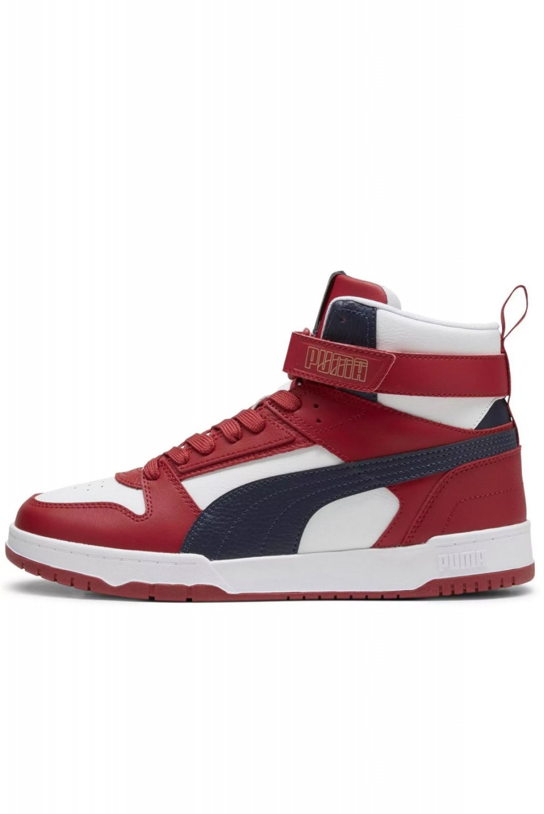 Basket montante Rebound Puma PUMA White-New Navy-Club Red 385839