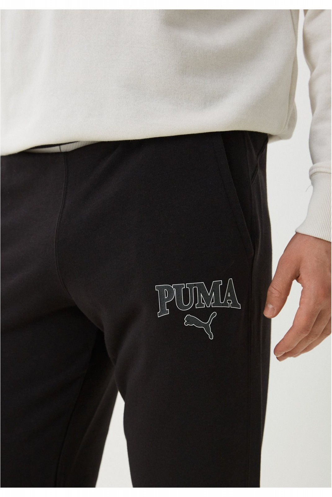 Jogger droit gros logo Puma PUMA Black 678972