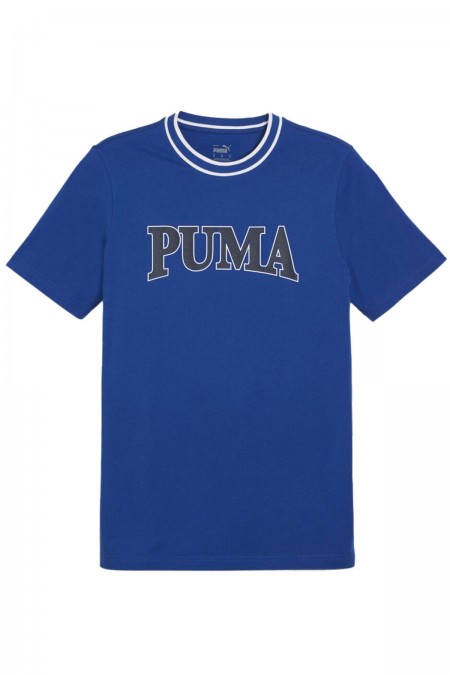 TShirt  coton Squad Graphic Puma Cobalt Glaze 678967