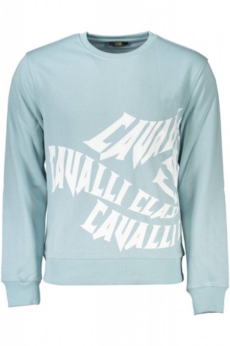 Sweat col rond - CAVALLI CLASS - Azzurro - QXT65B-CF062_AZZURRO_04504