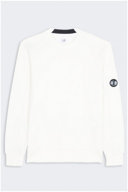 Sweat - C.P. COMPANY - White - 16CMSS022A-005086W_103