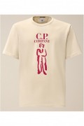 T-shirt - C.P. COMPANY - Beige - 16CMTS145A-006203W_402