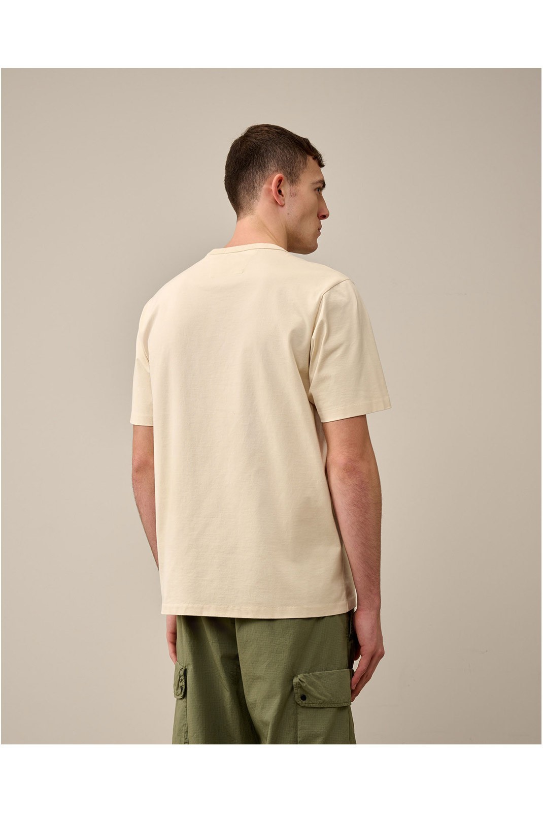 T-shirt - C.P. COMPANY - Beige - 16CMTS145A-006203W_402