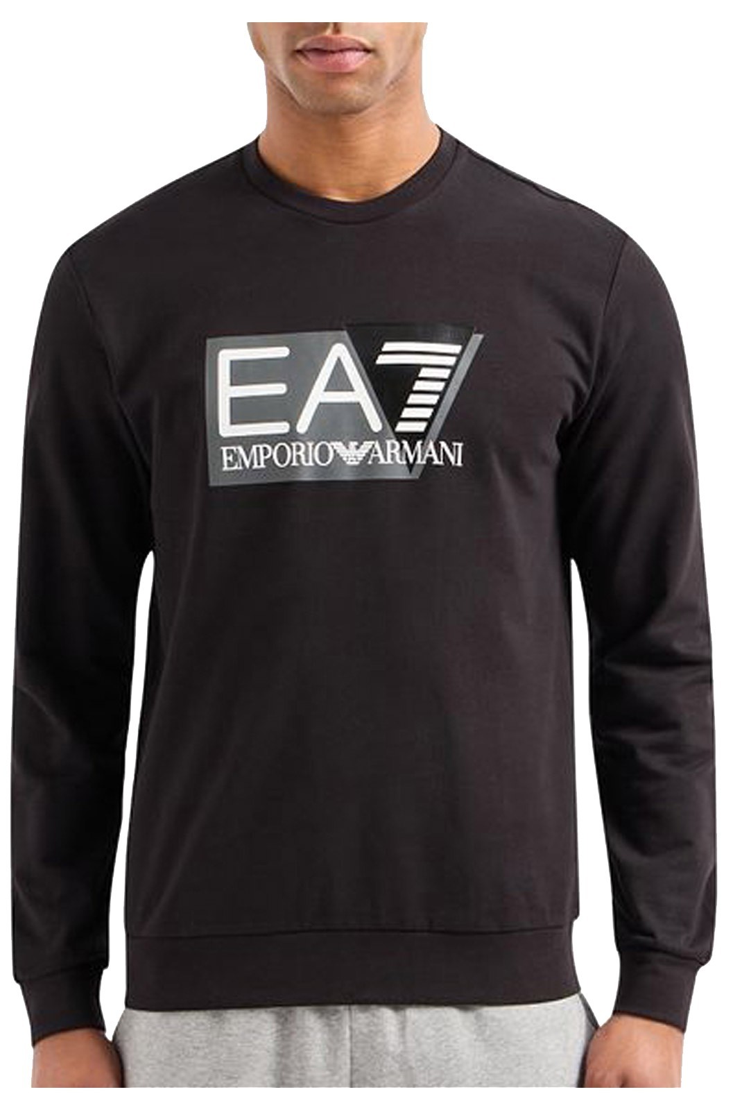 Sweatshirt - EA7 - Black - 3DPM60-PJ05Z__1200