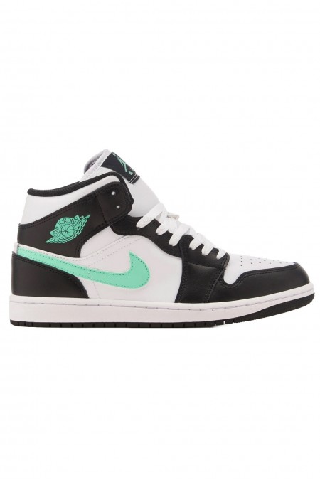 Sneakers - NIKE - Jordan 1 Mid - White-Black-Green Glow - DQ8426__103