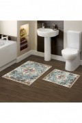 Ensemble de tapis de bain (2 pièces) - 50x60/60x100 - Multicolor - 1573