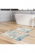 Ensemble de tapis de bain (2 pièces) - 50x60/60x100 - Multicolor - 1657