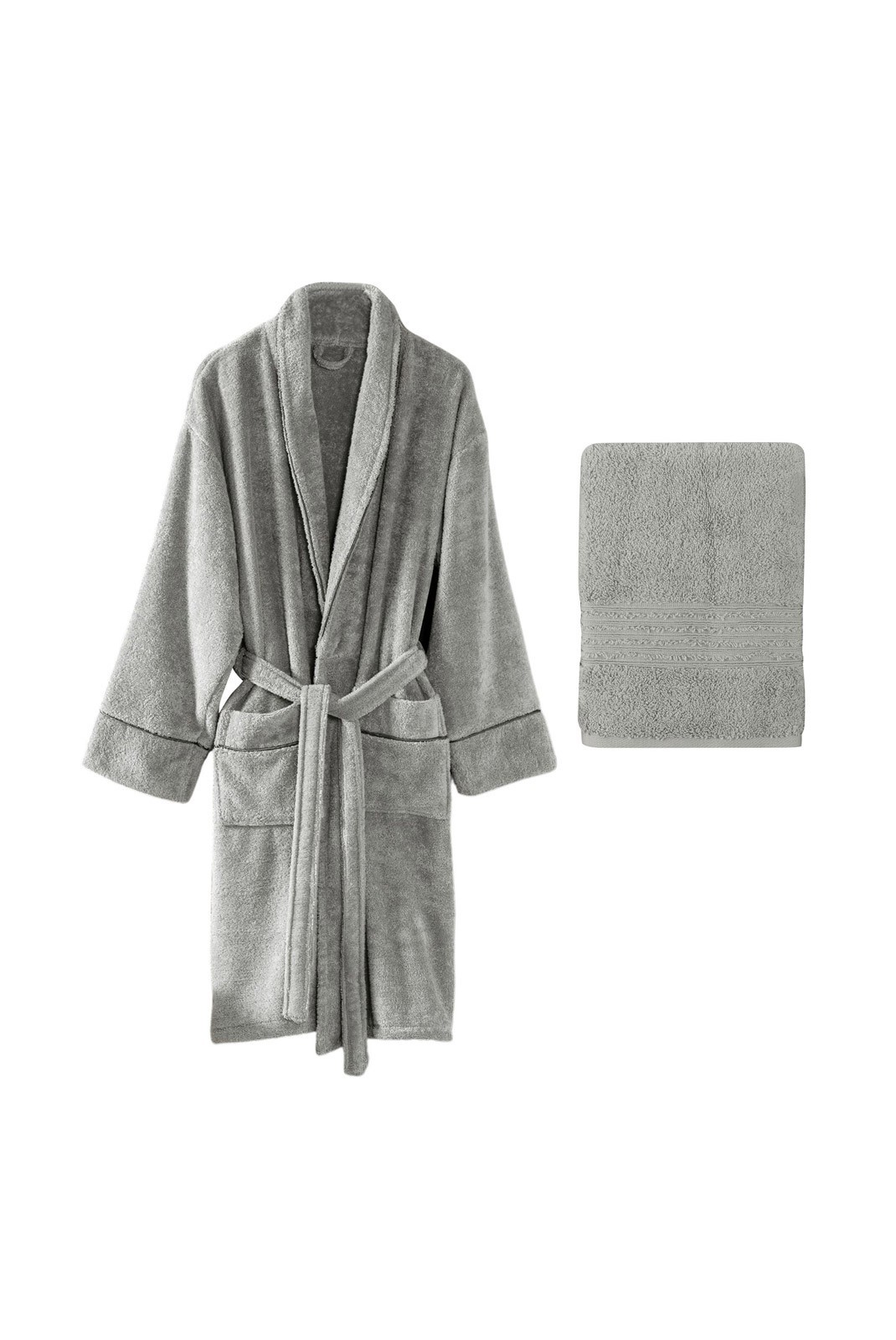 Ensemble de peignoir - Grey - 1722