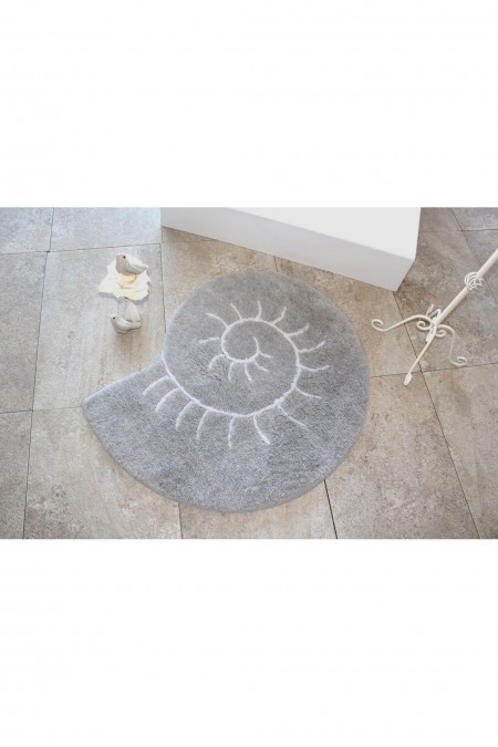 Tapis de bain en Acrylique - 90x90cm - Grey - 1024