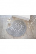 Tapis de bain en Acrylique - 90x90cm - Grey - 1024