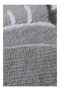 Tapis de bain en Acrylique - 90x90cm - Grey - 1024