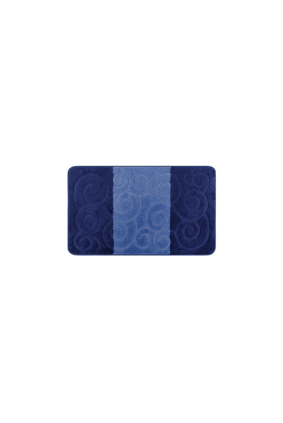 Ensemble de tapis de bain (2 pièces) - 50x60cm/60x100cm - Blue / Dark Blue - 1085