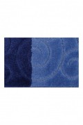 Ensemble de tapis de bain (2 pièces) - 50x60cm/60x100cm - Blue / Dark Blue - 1085