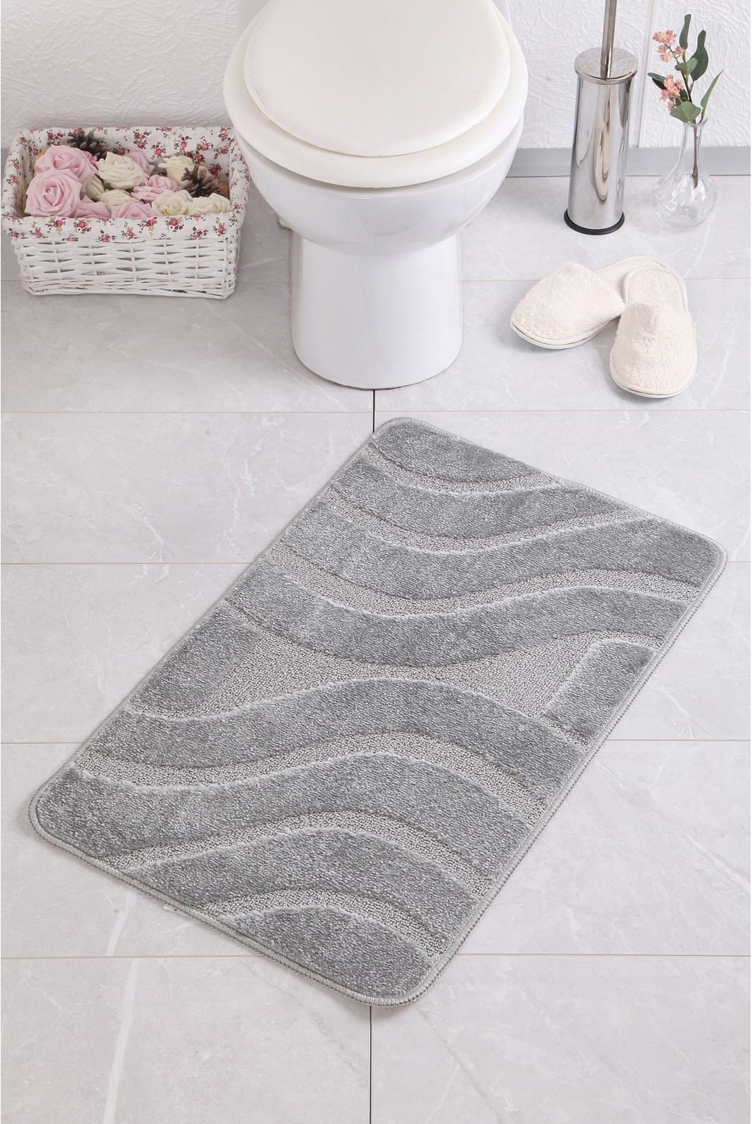 Tapis de bain - 50x80cm - Platinum - 2174