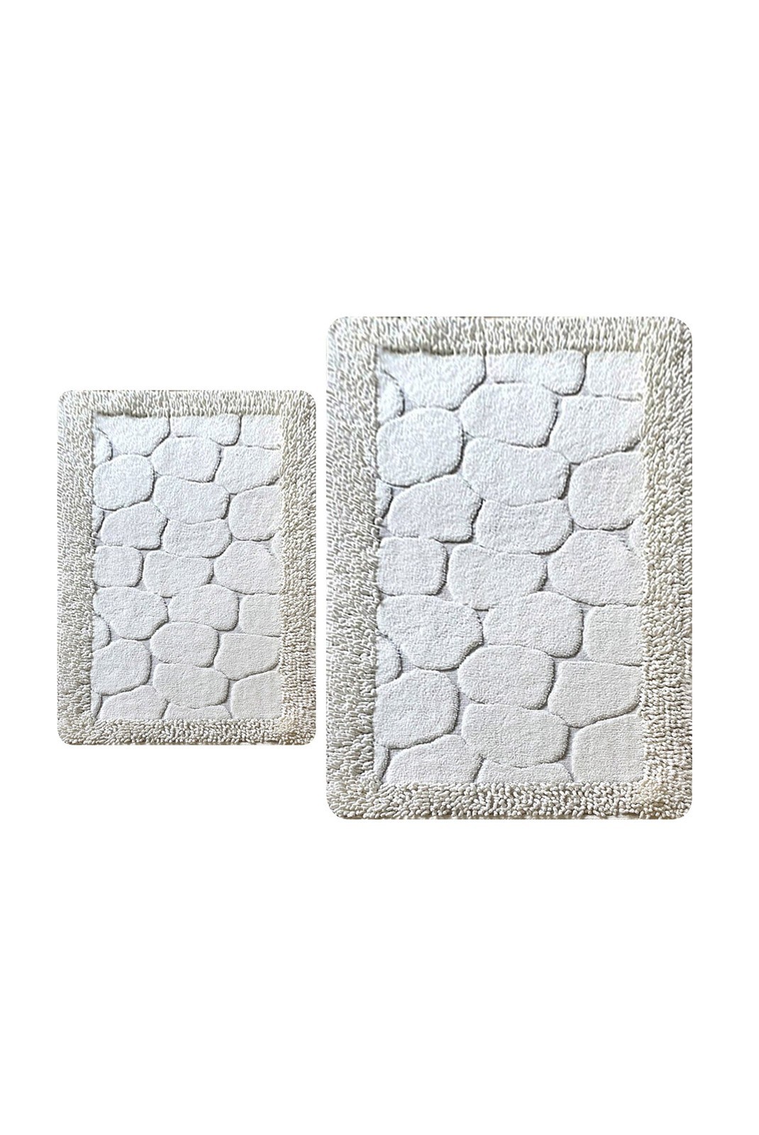 Ensemble de tapis de bain (2 pièces) - 50x60cm/60x100cm - Multicolor - 1563