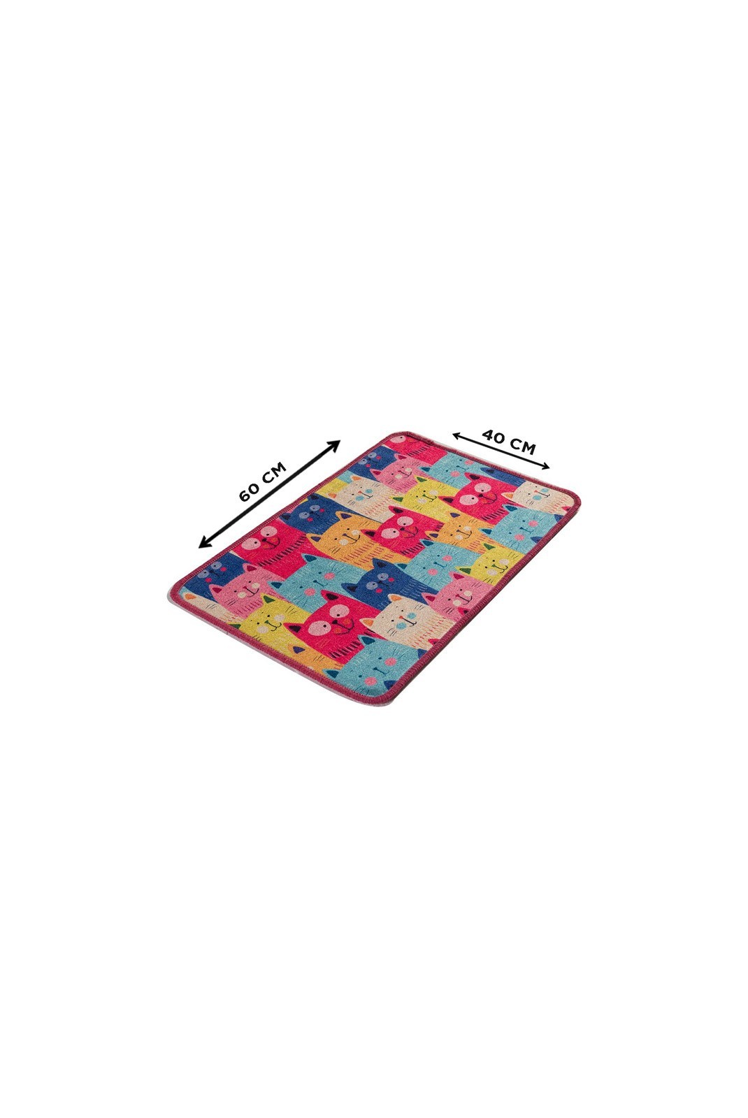 Tapis de bain - 40x60cm - Multicolor - 1752