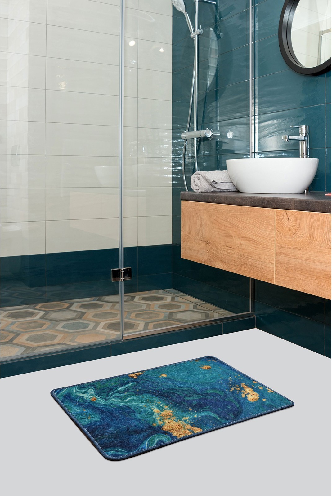 Tapis de bain - 40x60cm - Multicolor - 4173