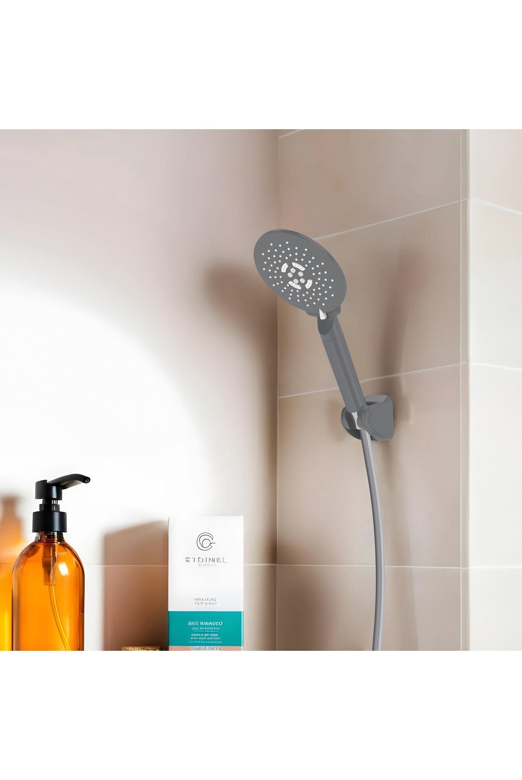 Pommeau de douche à main - Grey / Chrome - 1130