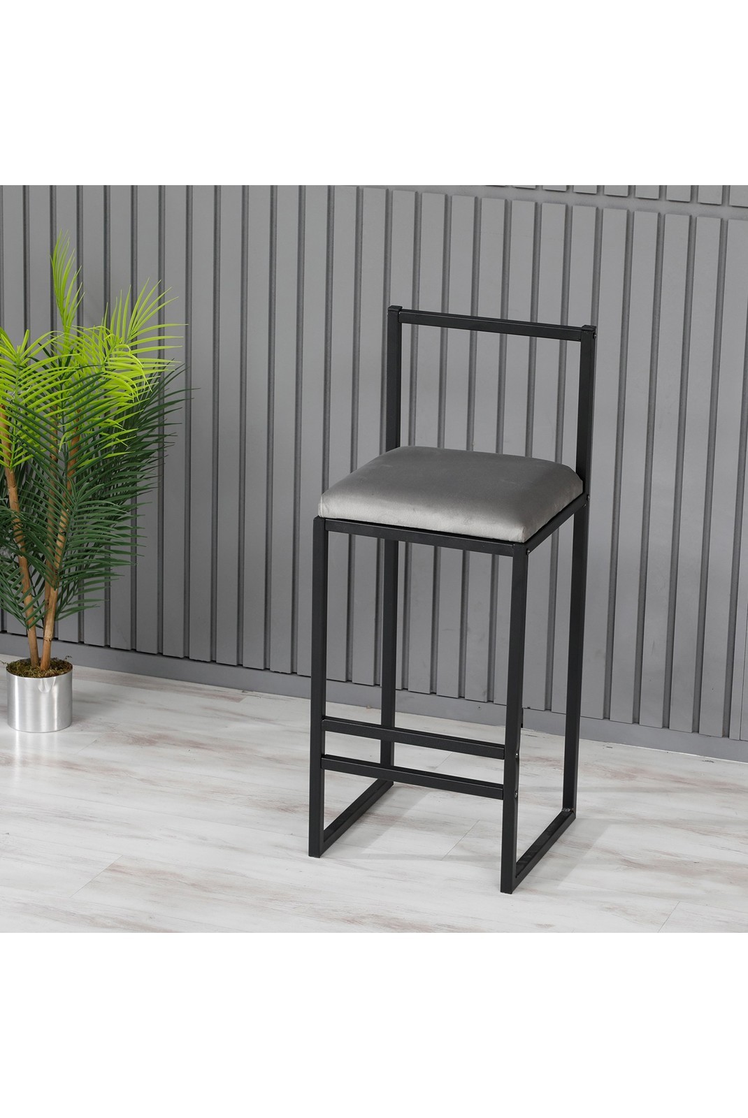 Tabouret de bar - Grey - 118BRN1170