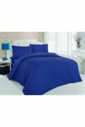 Ensemble de housse de couette renforcé pour lit king size - 240x220 - Dark Blue - 471