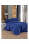 Ensemble de housse de couette renforcé pour lit king size - 240x220 - Dark Blue - 471