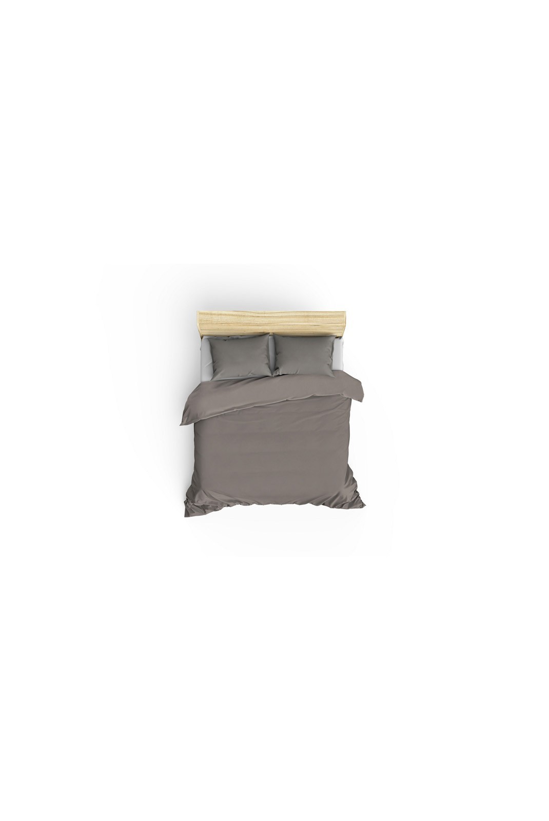 Ensemble de housse de couette renforcé pour lit king size - 240x220 - Dark Grey - 473