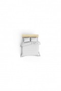 Ensemble de housse de couette renforcé pour lit king size - 240x220 - White - 481