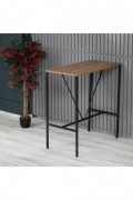 Table de bar - Walnut / Black - 118BRN1173