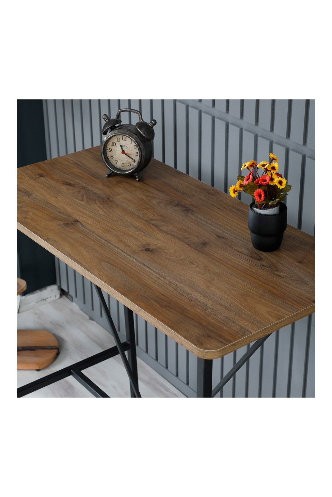 Table de bar - Walnut / Black - 118BRN1173