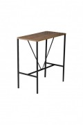 Table de bar - Walnut / Black - 118BRN1173