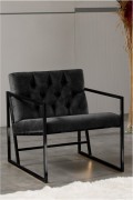 Fauteuil à oreilles - Black - 118BRN1180