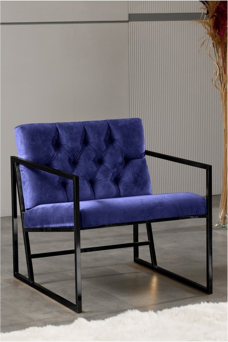 Fauteuil à oreilles - Dark Blue - 118BRN1182