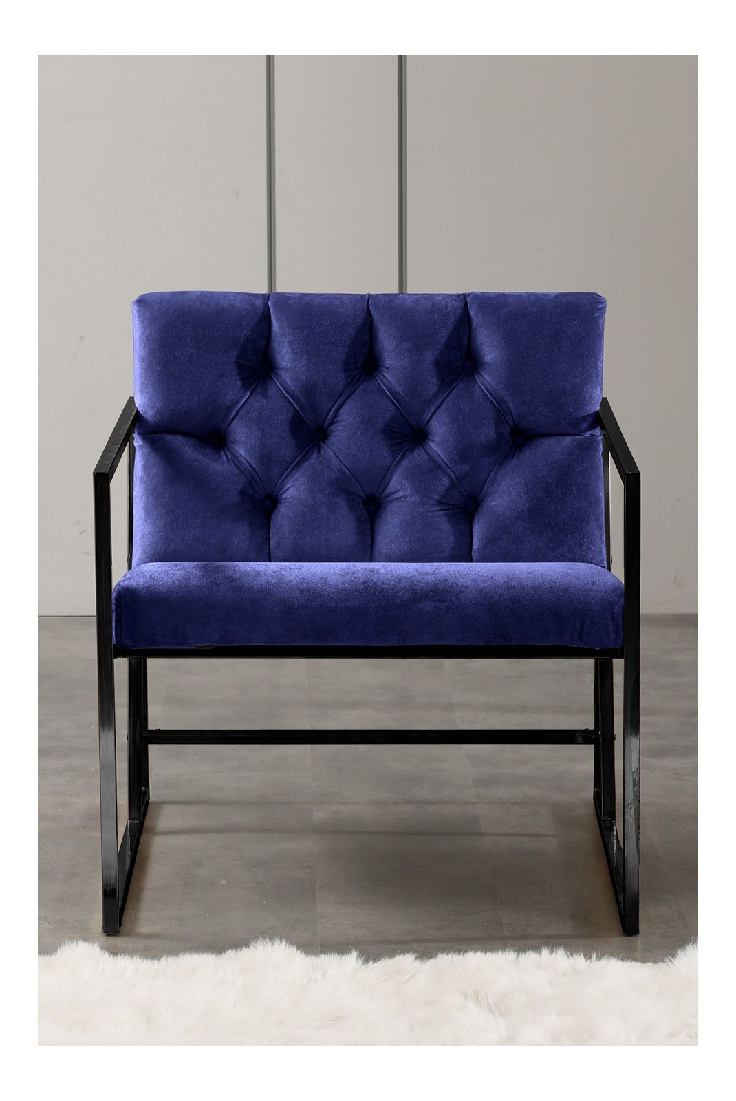 Fauteuil à oreilles - Dark Blue - 118BRN1182